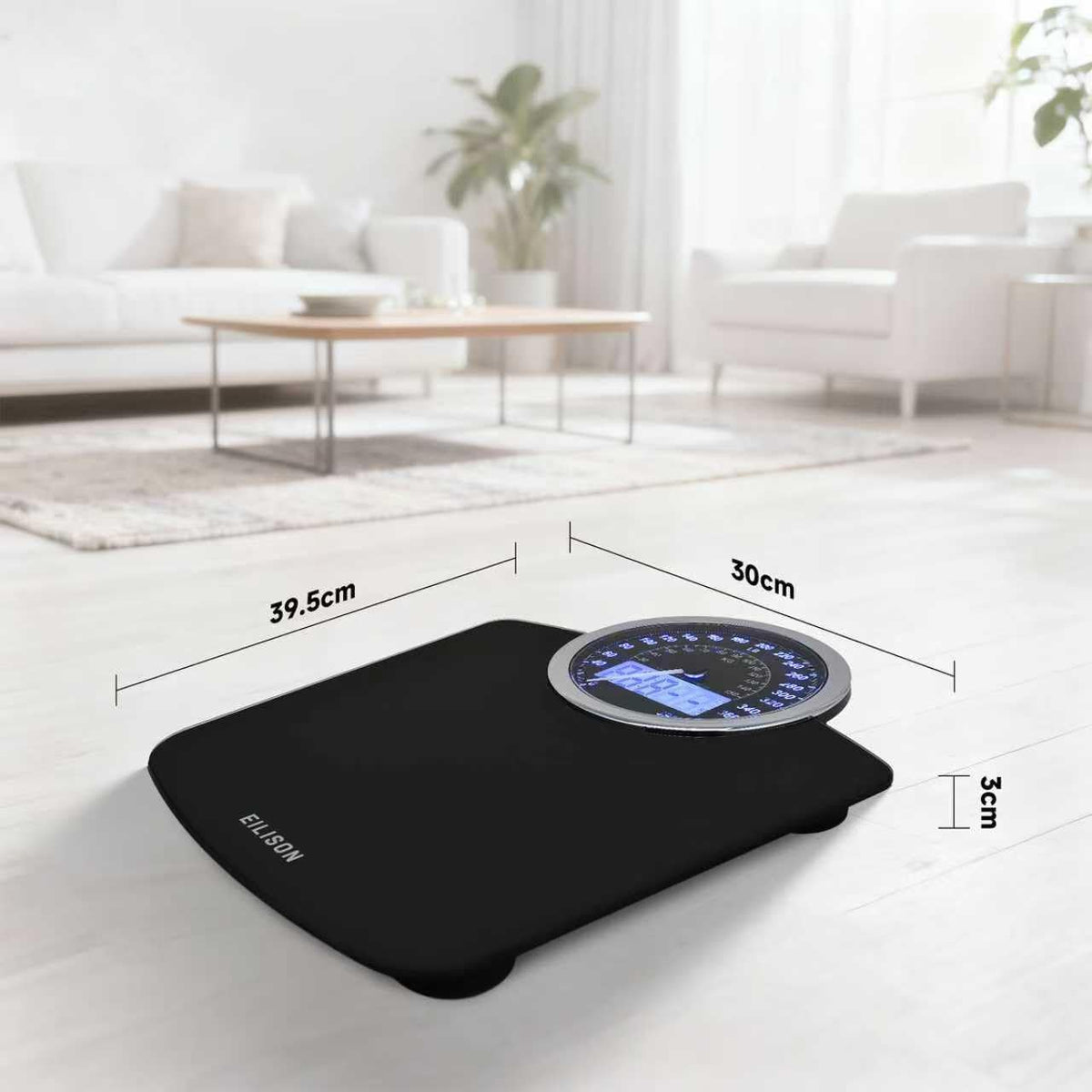 2-in-1 Digital & Analog Bathroom Scale