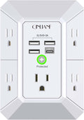 Wall Charger, Surge Protector Extender with 4 USB Ports