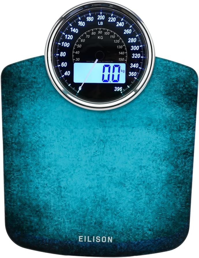 2-in-1 Digital & Analog Bathroom Scale