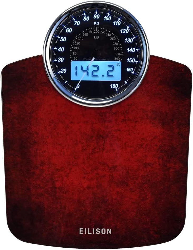 2-in-1 Digital & Analog Bathroom Scale